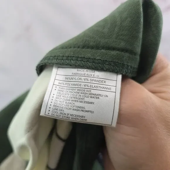 ARIAT Breeches Womens 34 L Green Riding Pant Seat Equestrian Paisley Pro Series - Picture 9 of 11